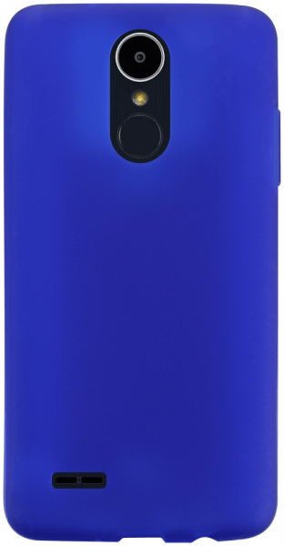 LG K8 2017 szilikon tok matt-fényes keret kék