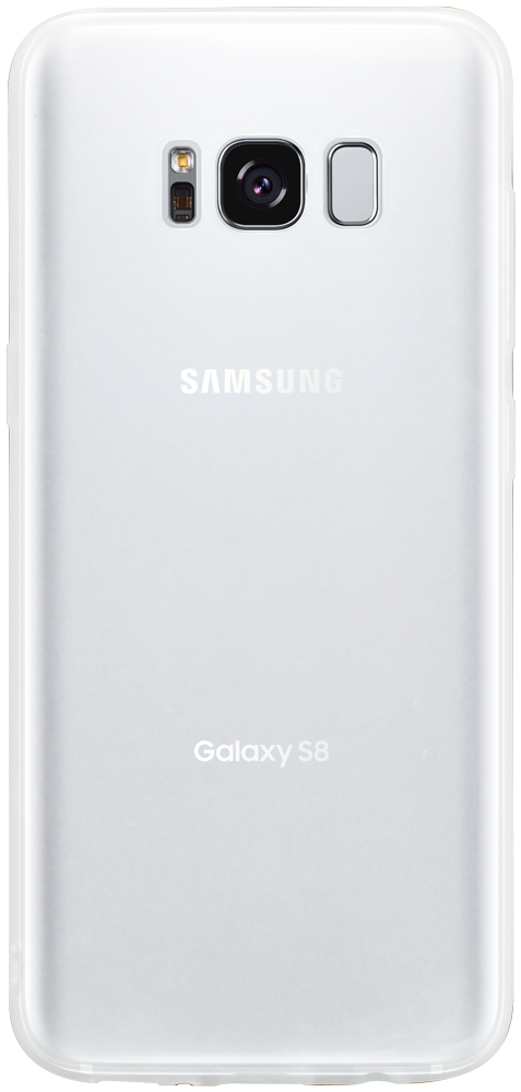 Samsung Galaxy S8 (G950) szilikon tok matt tejfehér