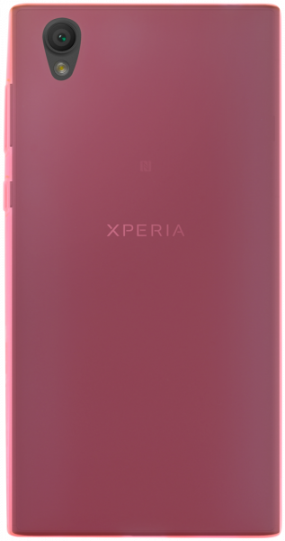 Sony Xperia L1 szilikon tok matt-fényes keret rózsaszín