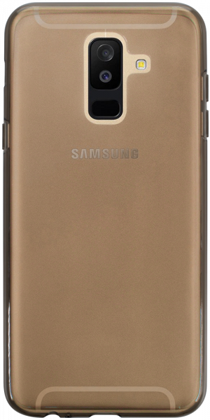 Samsung Galaxy A6 Plus 2018 (A605) szilikon tok füstszínű