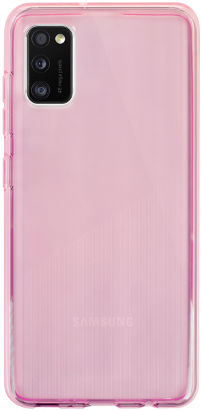 Samsung Galaxy A41 ( SM-A415F) szilikon tok átlátszó rózsaszín