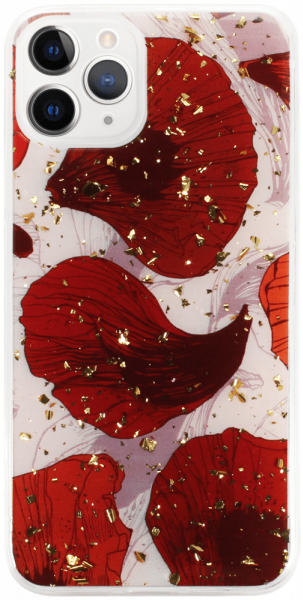 Apple iPhone 11 Pro kemény hátlap kameravédővel Gold Glam Poppy