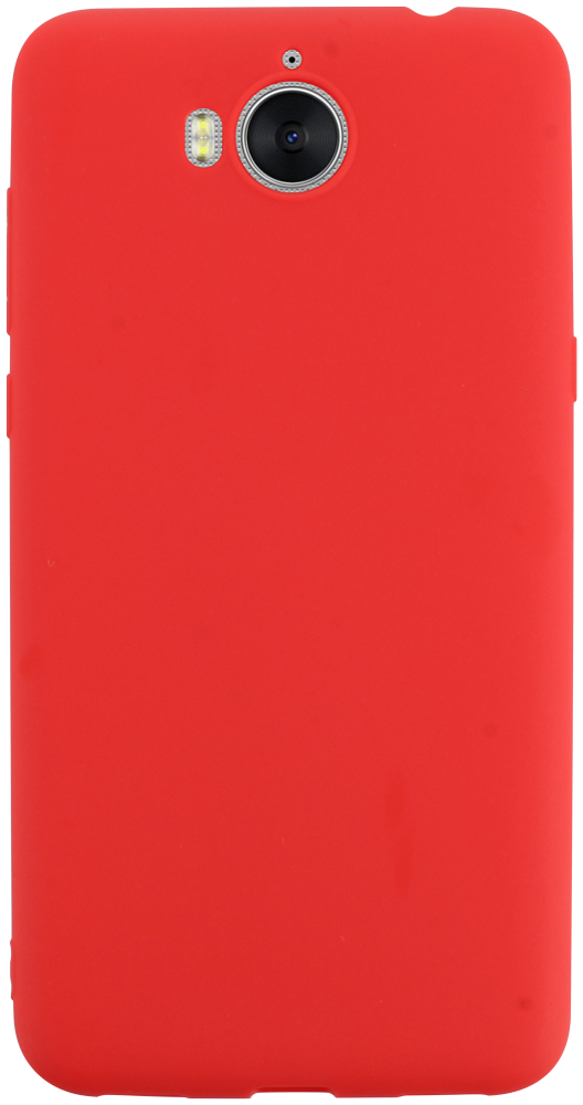 Huawei Y5 2017 szilikon tok kameravédővel piros
