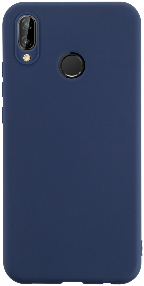 Huawei P20 Lite szilikon tok matt sötétkék