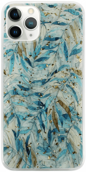 Apple iPhone 11 Pro kemény hátlap Gold Glam Boho Leaves