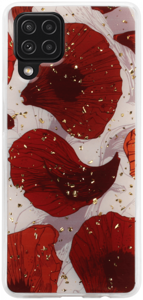 Samsung Galaxy M32 (SM-M325F) kemény hátlap Gold Glam Poppy