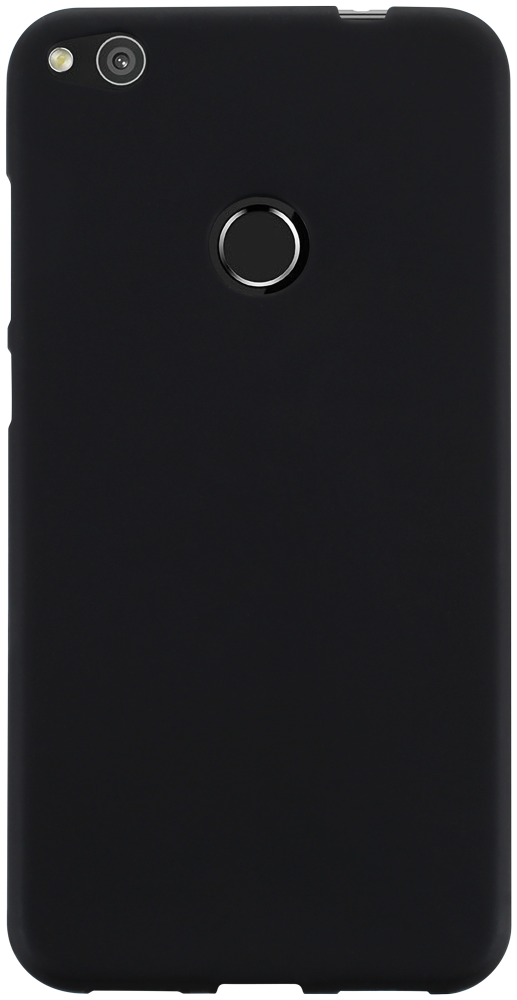 Huawei Honor 8 Lite szilikon tok fényes keret fekete