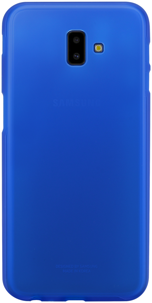Samsung Galaxy J6 Plus (J610F) szilikon tok matt-fényes keret kék