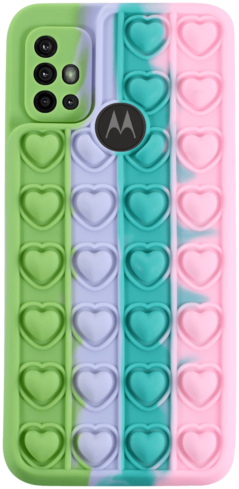 Motorola Moto G10 szilikon tok Heart Pop It