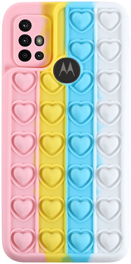 Motorola Moto G30 szilikon tok Heart Pop It