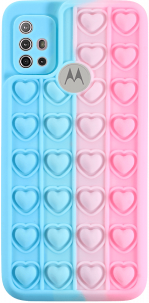 Motorola Moto G10 szilikon tok Heart Pop It