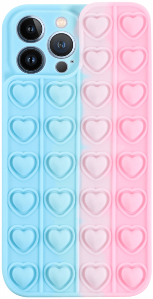 Apple iPhone 13 Pro Max szilikon tok Heart Pop It