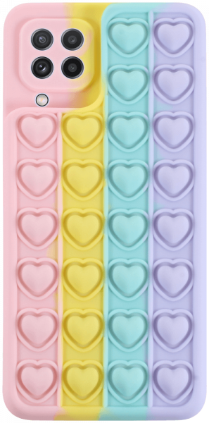 Samsung Galaxy A22 4G (SM-A225F) szilikon tok Heart Pop It