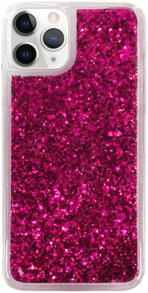 Apple iPhone 11 Pro szilikon tok Liquid Glitter rózsaszín