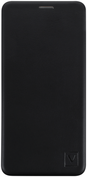 Xiaomi Redmi 9 lenyíló mágneses flipes bőrtok prémium minőség fekete