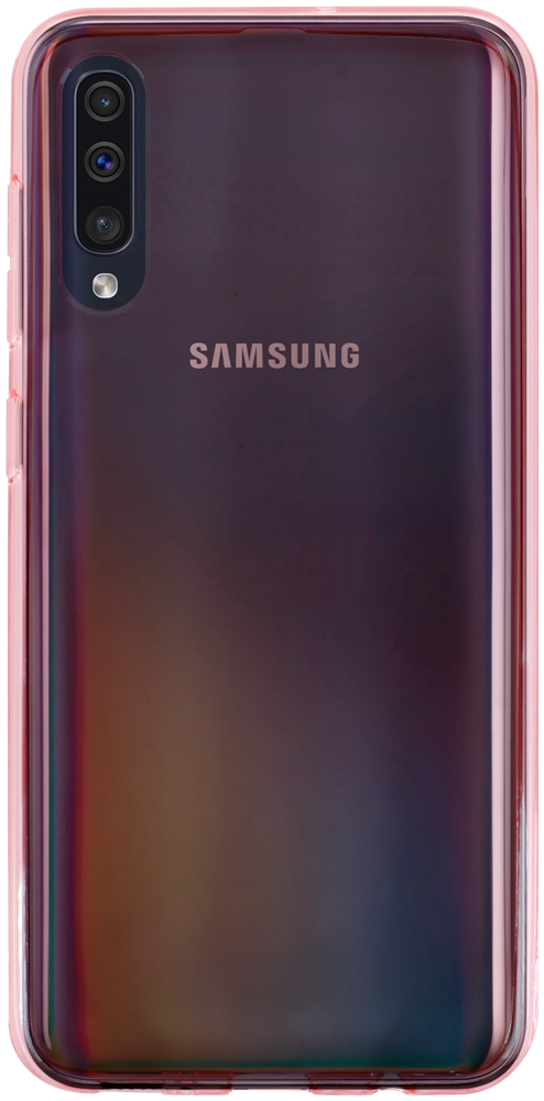 Samsung Galaxy A50 (SM-505) szilikon tok átlátszó rózsaszín