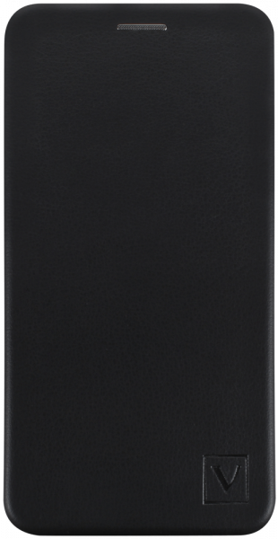 Huawei P9 Lite 2017 lenyíló mágneses flipes bőrtok prémium minőség fekete