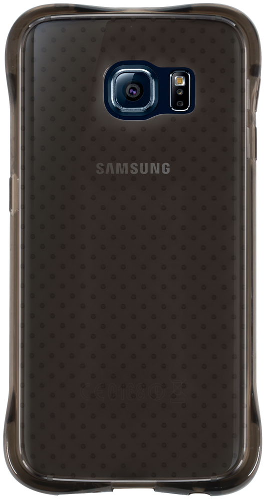 Samsung Galaxy S6 Edge (G925) szilikon tok légpárnás sarok füstszínű