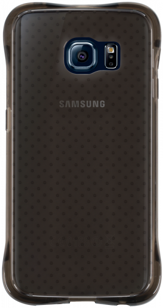 Samsung Galaxy S6 Edge (G925) szilikon tok légpárnás sarok füstszínű