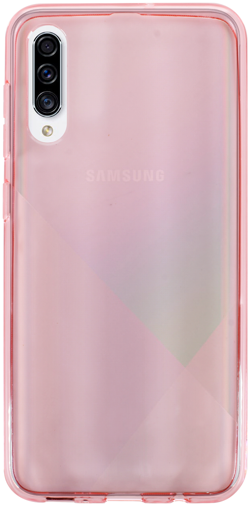 Samsung Galaxy A30s (SM-A307F) szilikon tok átlátszó rózsaszín