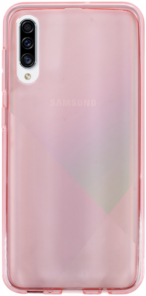 Samsung Galaxy A30s (SM-A307F) szilikon tok átlátszó rózsaszín
