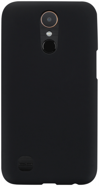 LG K10 2017 (M250N) szilikon tok matt-fényes keret fekete