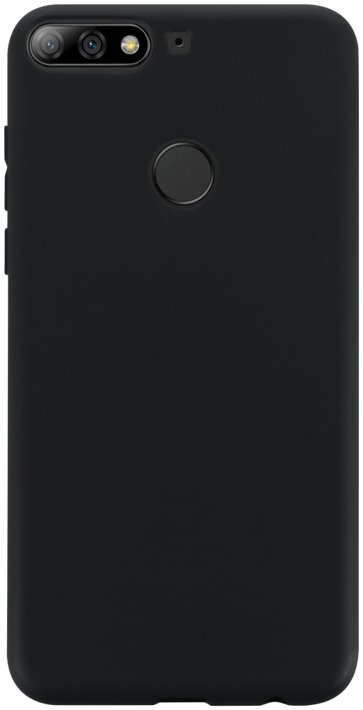 Huawei Y7 Prime 2018 szilikon tok matt fekete