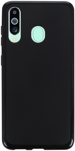 Samsung Galaxy M40 ( M405F) szilikon tok matt-fényes keret fekete