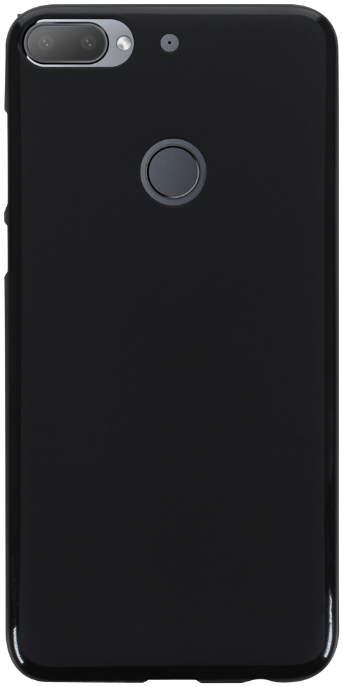 HTC Desire 12 Plus szilikon tok matt-fényes keret fekete