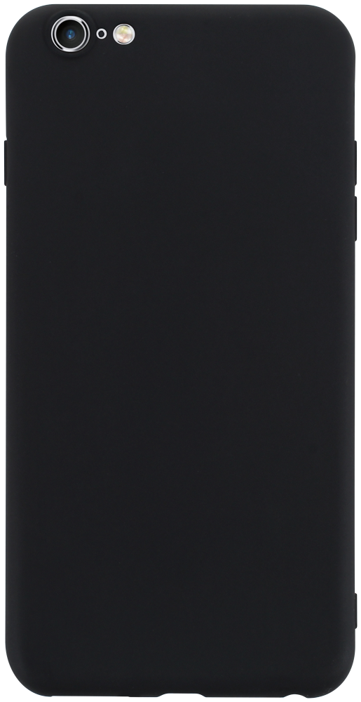 Apple iPhone 6 Plus szilikon tok kameravédővel matt fekete