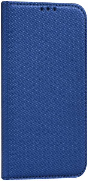 Xiaomi Redmi 9C NFC oldalra nyíló flipes bőrtok rombusz mintás sötétkék