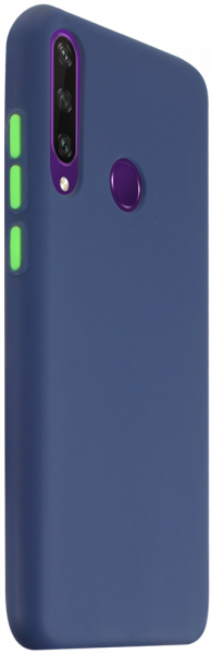 Huawei Y6P szilikon tok sötétkék