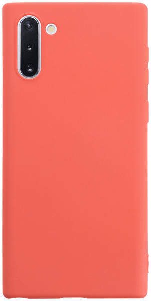 Samsung Galaxy Note 10 szilikon tok matt barackszínű