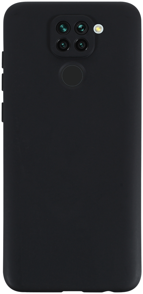 Xiaomi Redmi Note 9 szilikon tok kameravédővel matt fekete