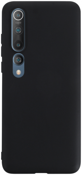 Xiaomi Mi 10 Pro 5G szilikon tok matt fekete