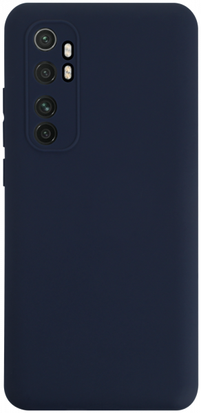 Xiaomi Mi Note 10 Lite szilikon tok kameravédővel matt sötétkék
