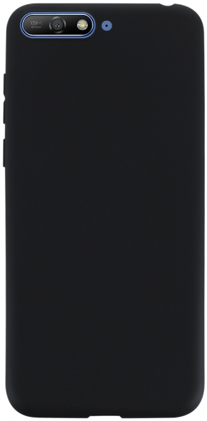 Huawei Y6 2018 szilikon tok matt fekete