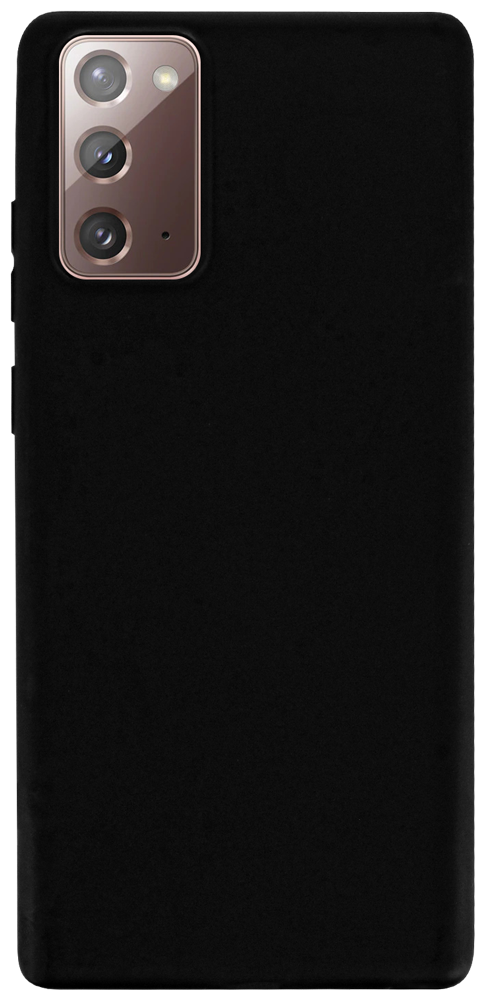 Samsung Galaxy Note 20 (SM-N980F) szilikon tok matt fekete