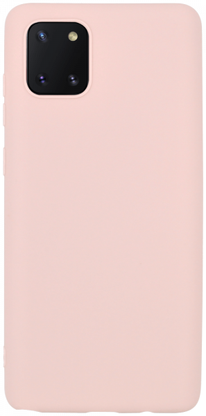 Samsung Galaxy Note 10 Lite (SM-N770F) szilikon tok matt púderszínű