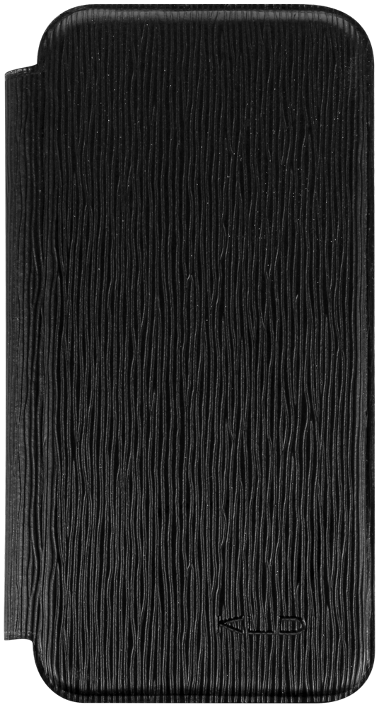 Apple iPhone 5 oldalra nyíló flipes bőrtok gyári KALAIDENG fekete-barna