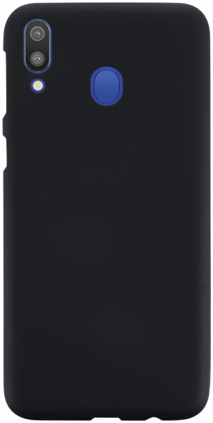 Samsung Galaxy M20 (SM-M205) szilikon tok matt-fényes keret fekete