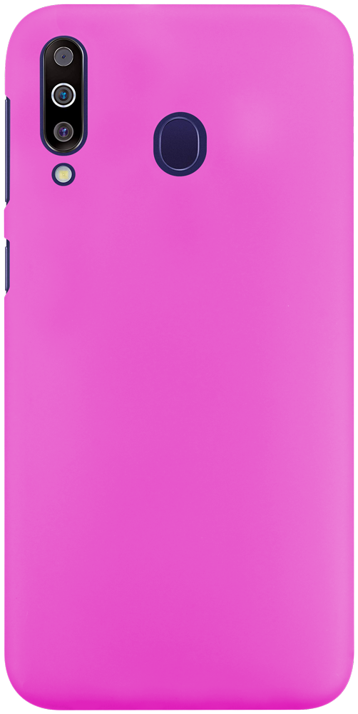 Samsung Galaxy M30 (SM-M305) szilikon tok matt-fényes keret rózsaszín