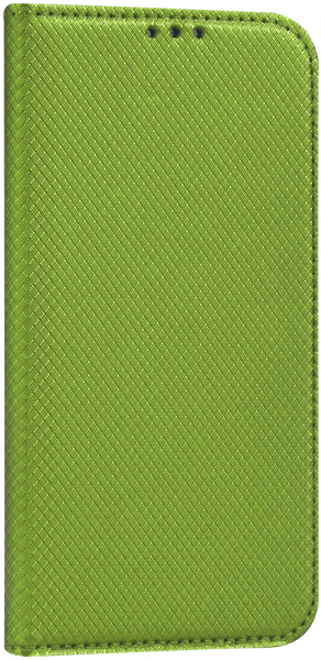 Sony Xperia XA3 oldalra nyíló flipes bőrtok rombusz mintás világoszöld