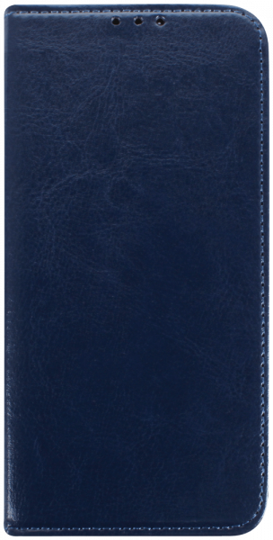 Xiaomi 12X oldalra nyíló flipes bőrtok valódi bőr sötétkék