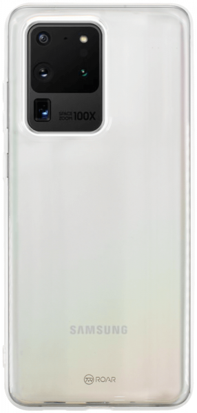 Samsung Galaxy S20 Ultra (SM-G988B) szilikon tok gyári ROAR átlátszó