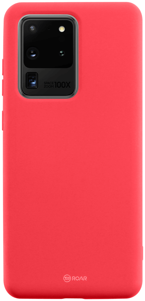 Samsung Galaxy S20 Ultra 5G (SM-G988B) szilikon tok gyári ROAR piros