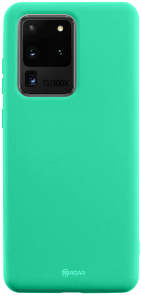 Samsung Galaxy S20 Ultra 5G (SM-G988B) szilikon tok gyári ROAR mentazöld