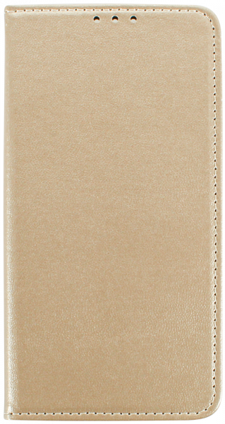 Xiaomi Redmi 7A oldalra nyíló flipes bőrtok asztali tartó funkciós arany