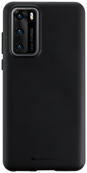 Huawei P40 szilikon tok gyári MERCURYCASE fekete