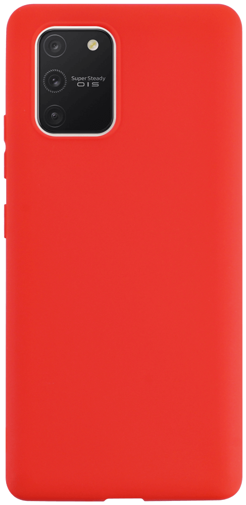 Samsung Galaxy S10 Lite (SM-G770F) szilikon tok matt piros